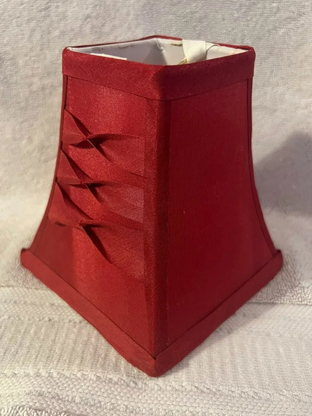 Small Maroon Lamp Shade